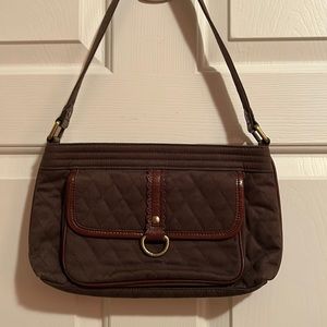 Quilted Vera Bradley With Leather Trim